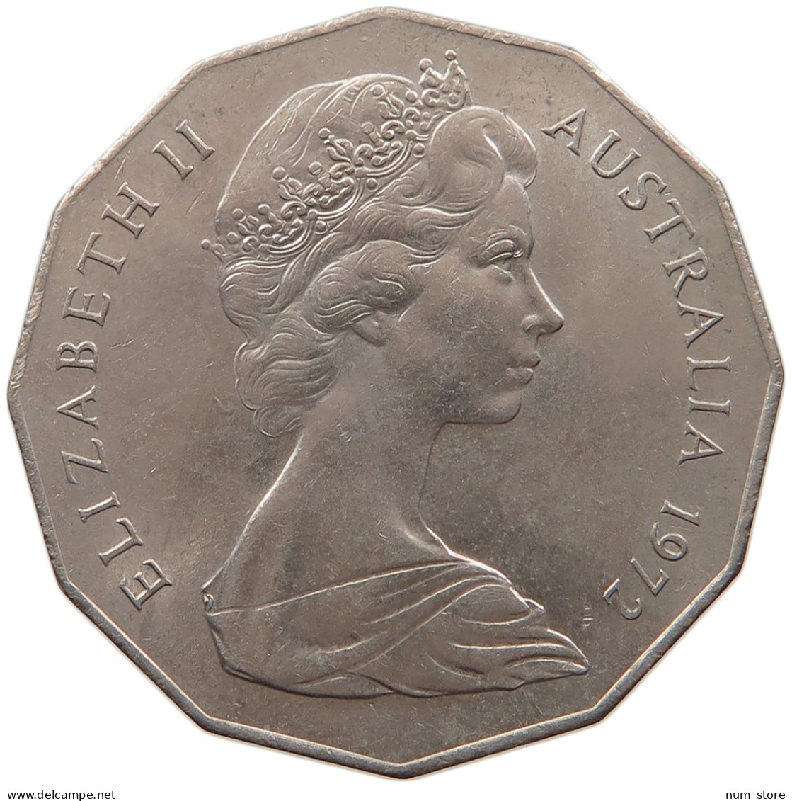 AUSTRALIA 50 CENTS 1972 #s099 0177 - 50 Cents