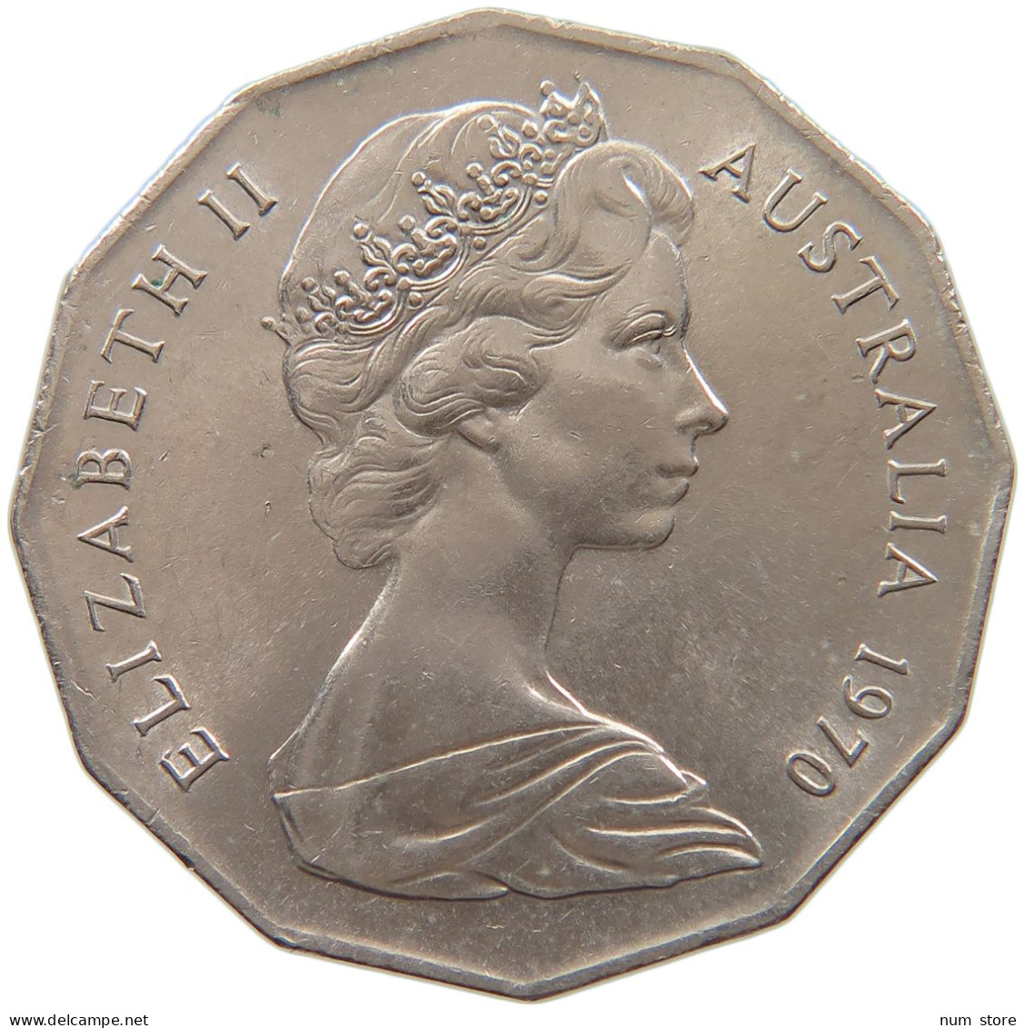 AUSTRALIA 50 CENTS 1970 #s098 0127 - 50 Cents