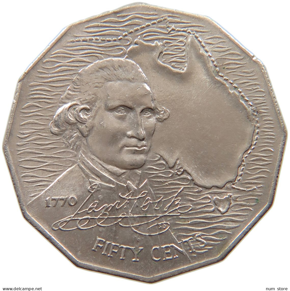 AUSTRALIA 50 CENTS 1970 #s098 0127 - 50 Cents