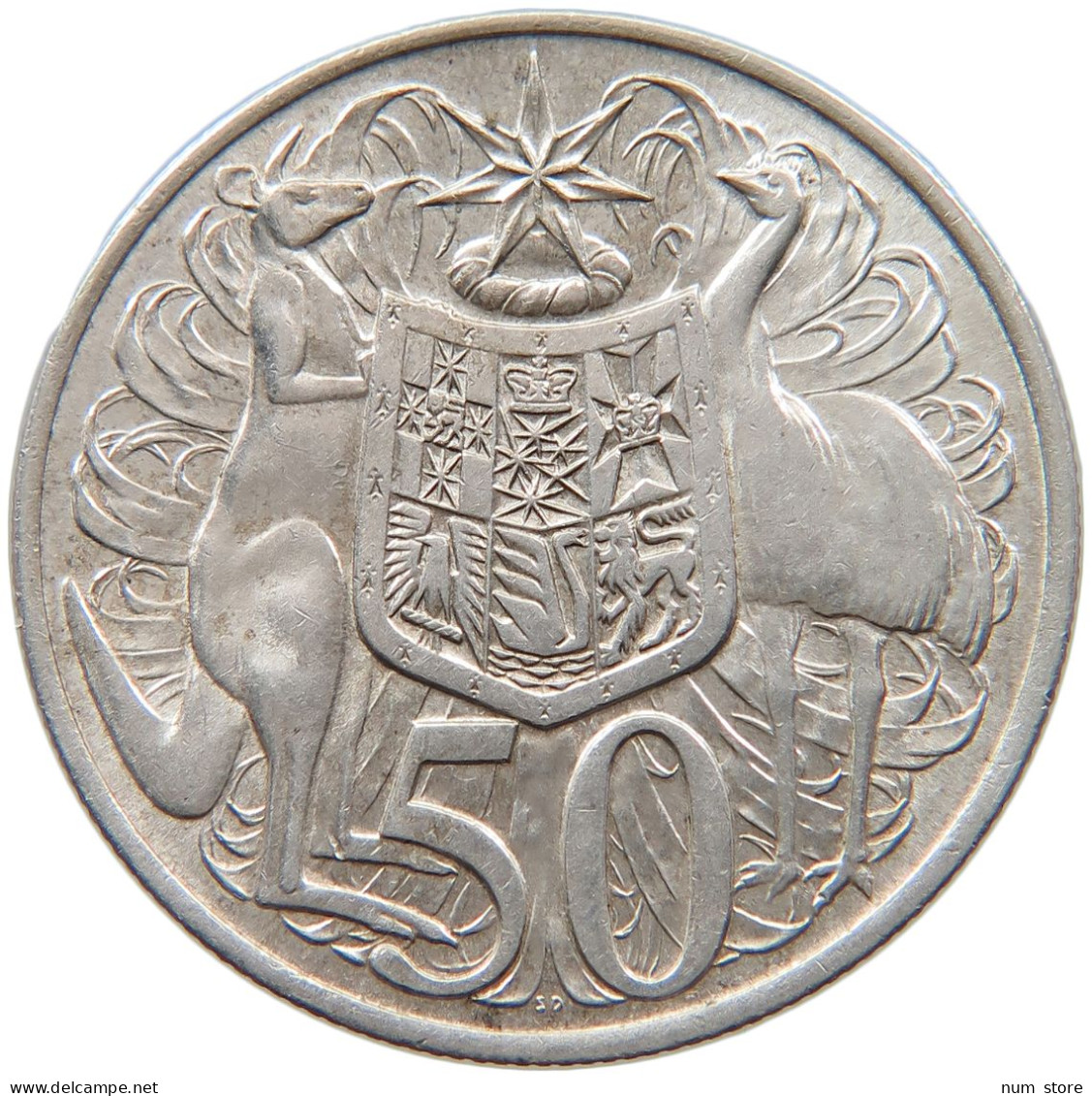 AUSTRALIA 50 CENTS 1966 #s102 0007 - 50 Cents
