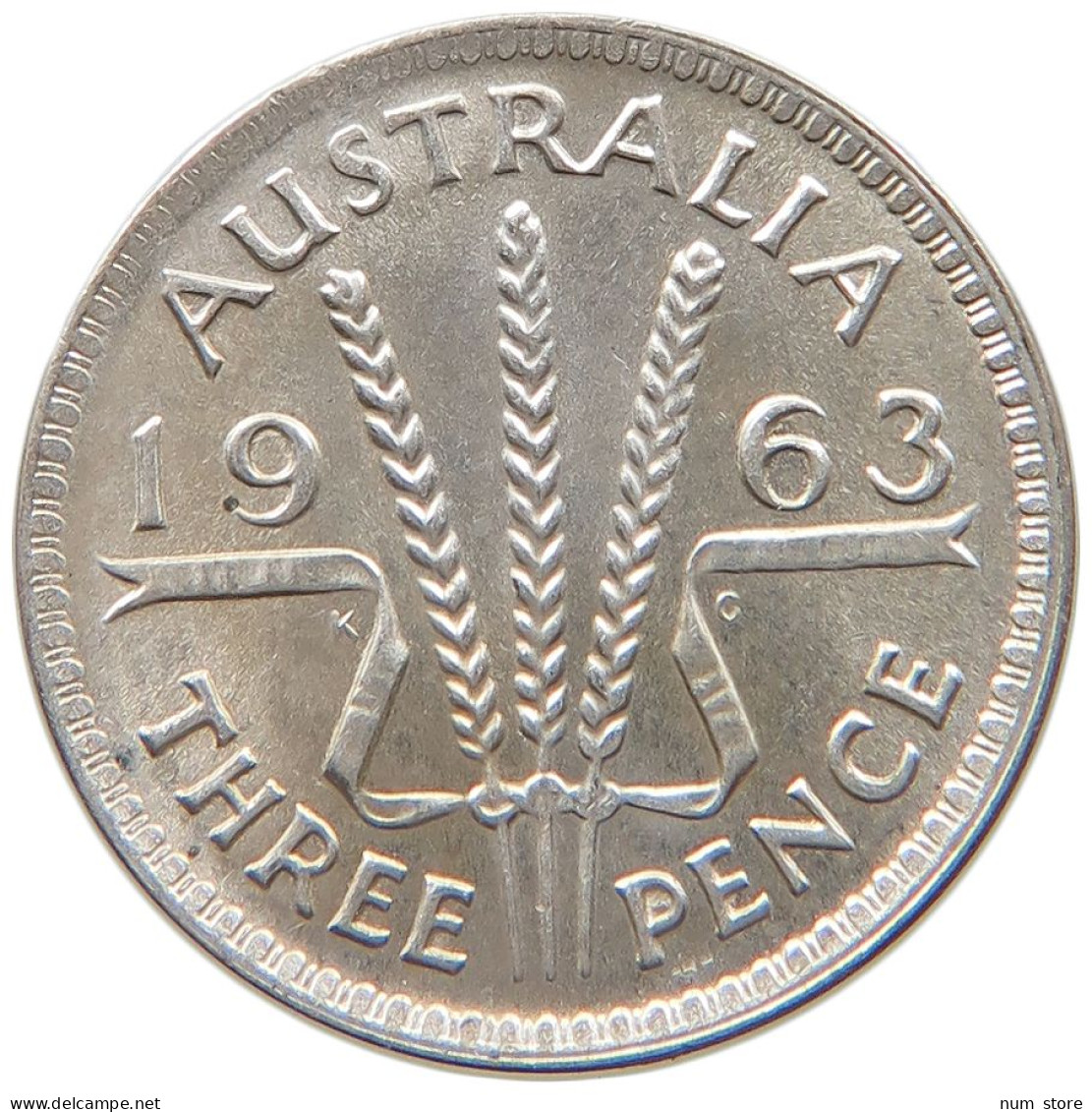 AUSTRALIA 3 PENCE 1963 #s091 0479 - Threepence