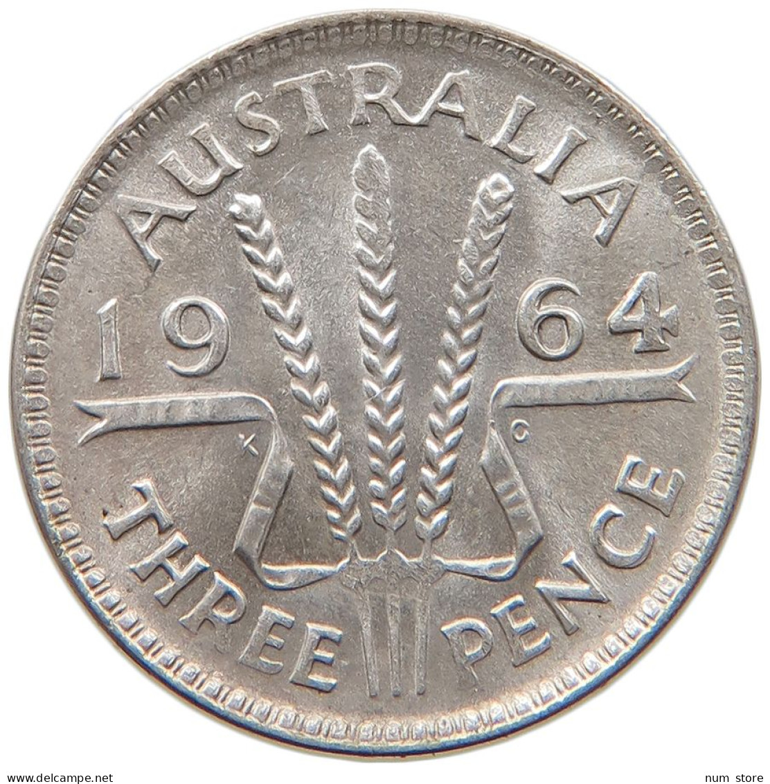 AUSTRALIA 3 PENCE 1964 #s091 0509 - Threepence