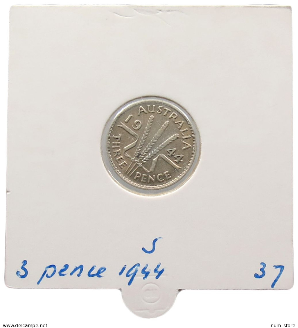 AUSTRALIA 3 PENCE 1944 S #alb069 0249 - Threepence