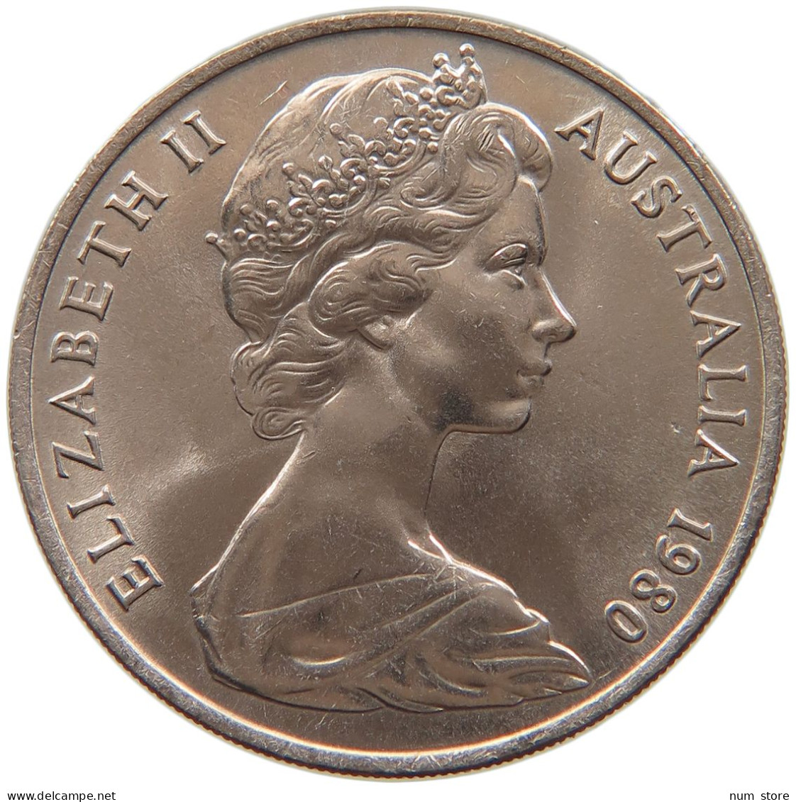 AUSTRALIA 20 CENTS 1980 #s099 0007 - 20 Cents