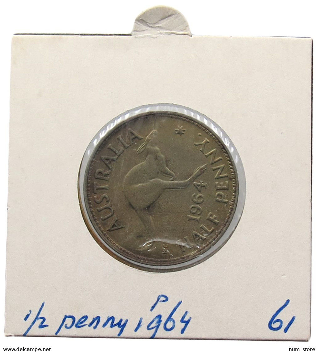 AUSTRALIA 1/2 PENNY 1964 P #alb069 0243 - ½ Penny