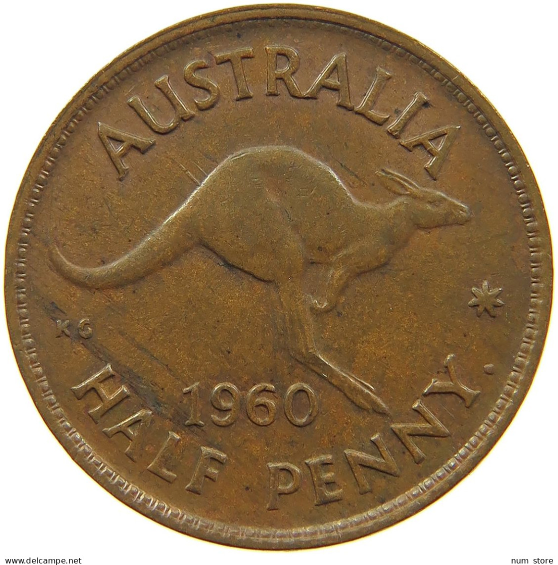 AUSTRALIA 1/2 PENNY 1960 #s099 0313 - ½ Penny