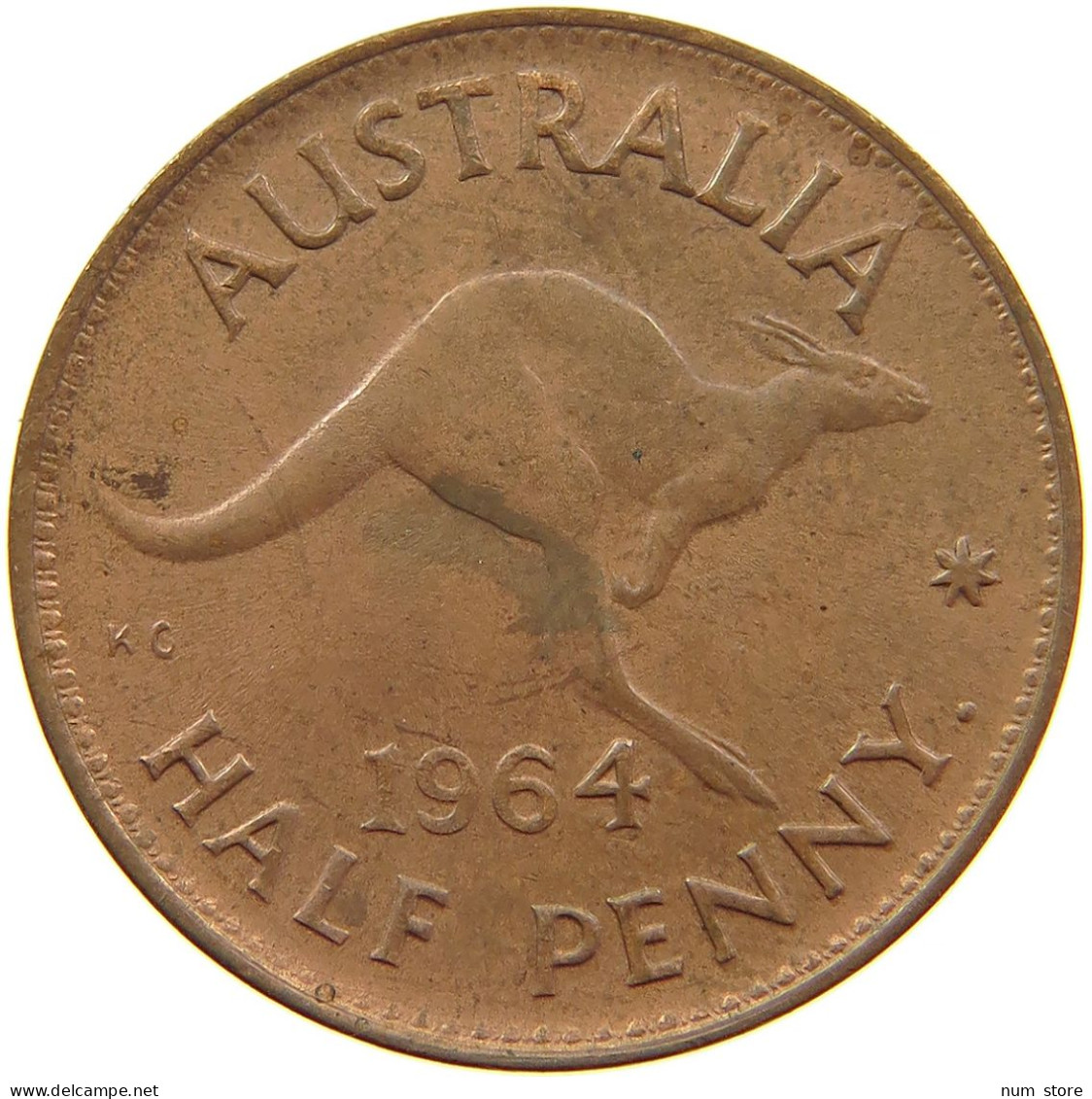 AUSTRALIA 1/2 PENNY 1964 #s099 0309 - ½ Penny