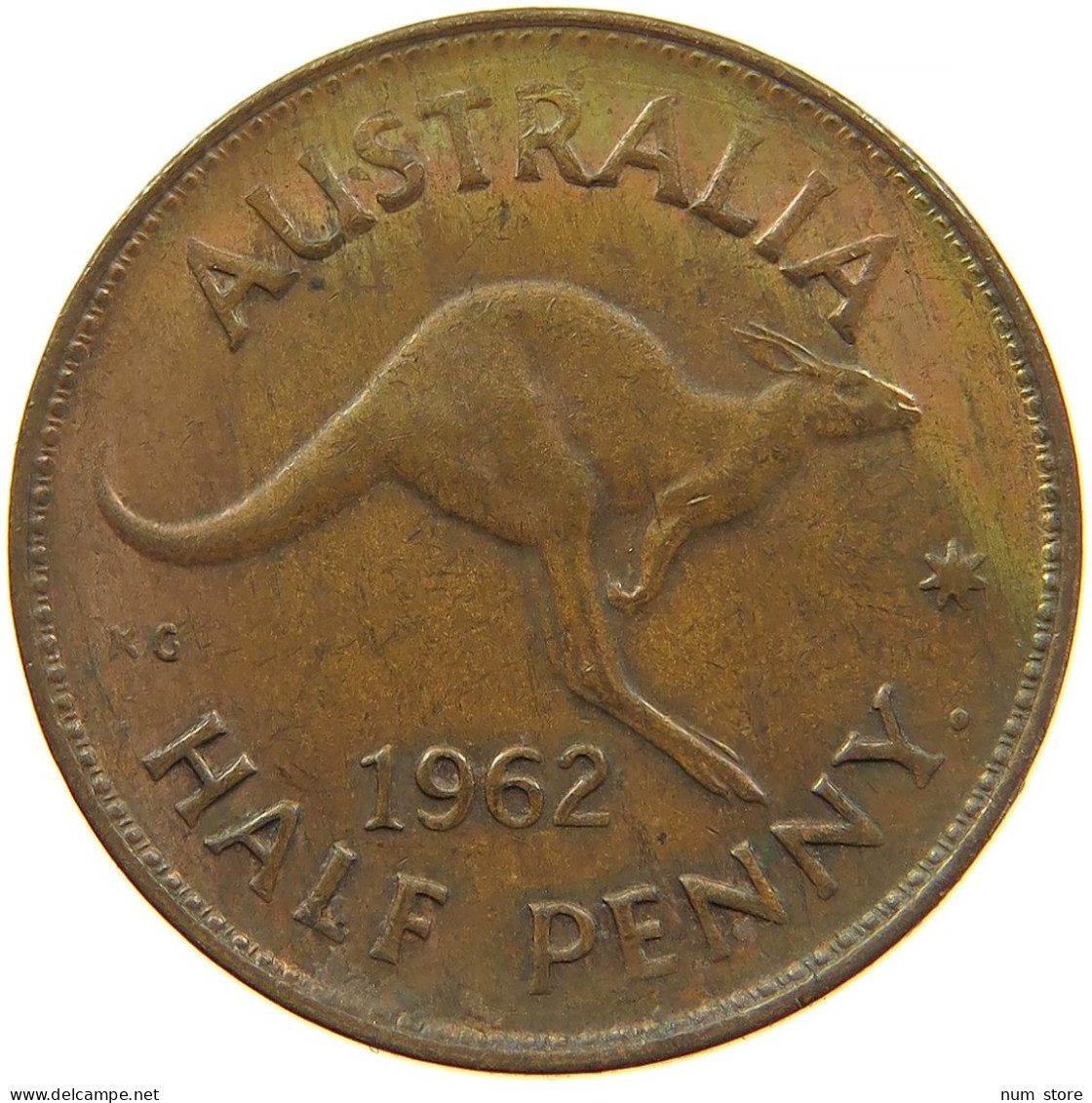 AUSTRALIA 1/2 PENNY 1962 #s099 0315 - ½ Penny