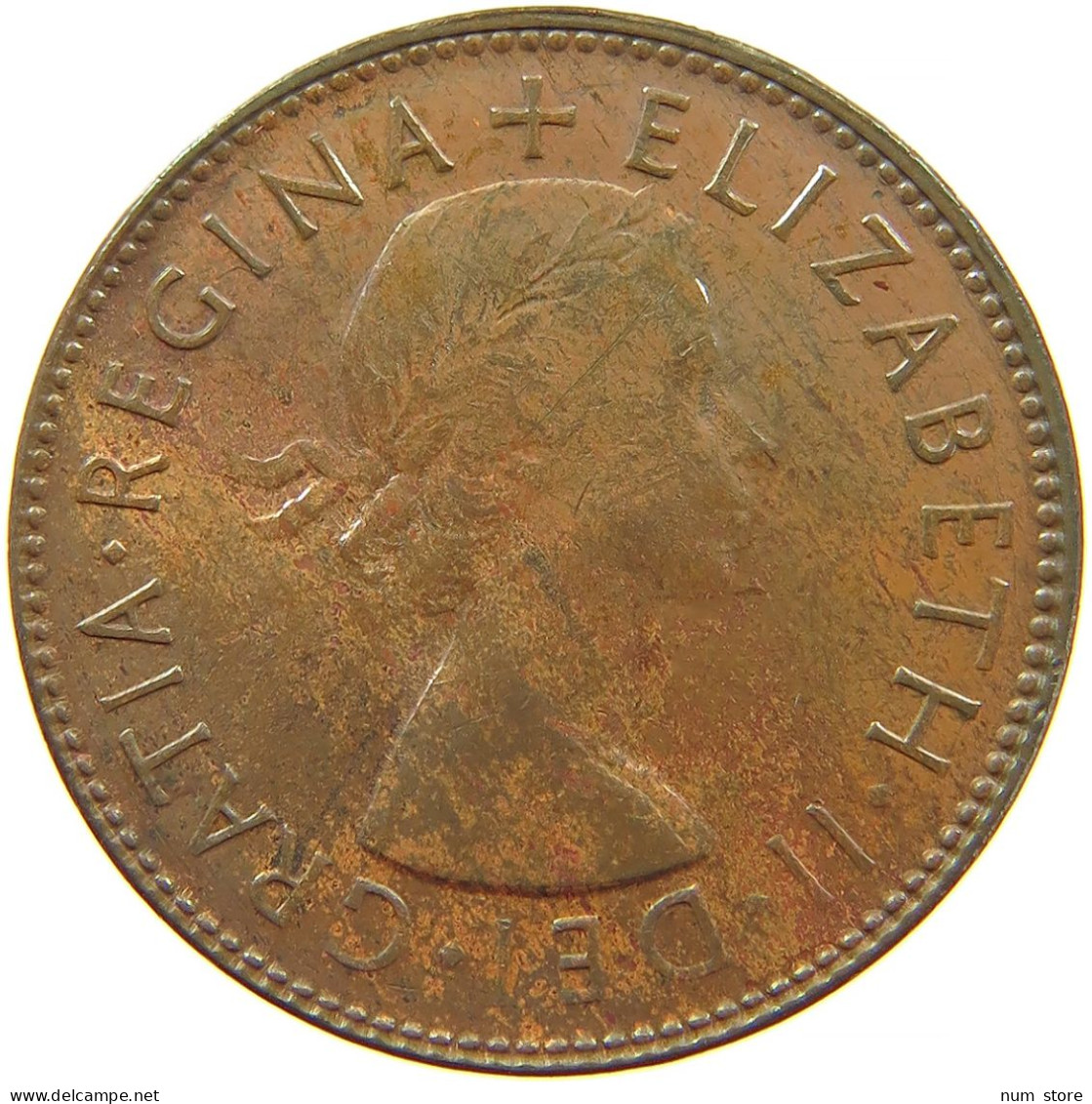 AUSTRALIA 1/2 PENNY 1954 #s099 0305 - ½ Penny