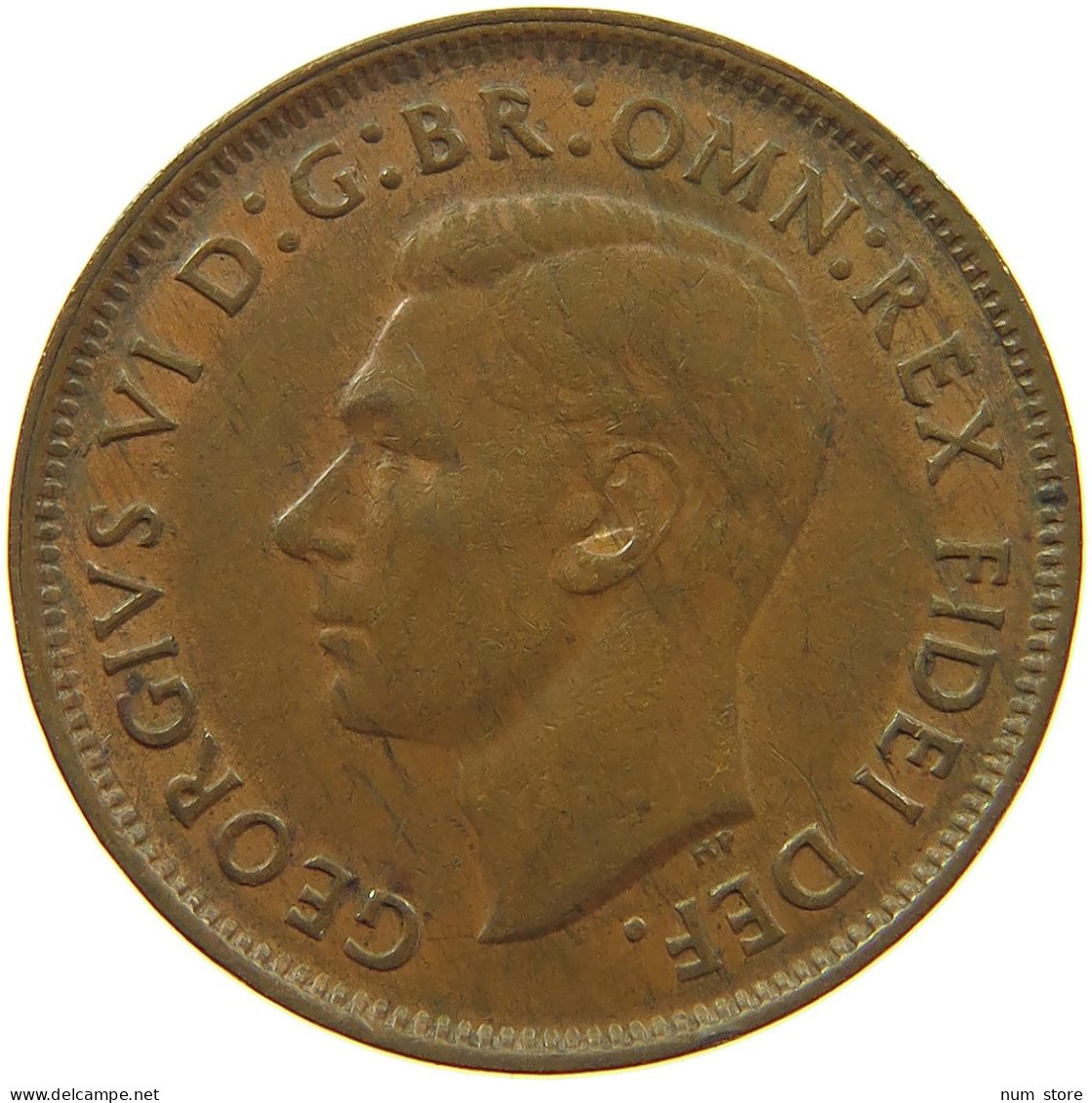 AUSTRALIA 1/2 PENNY 1951 #s099 0325 - ½ Penny
