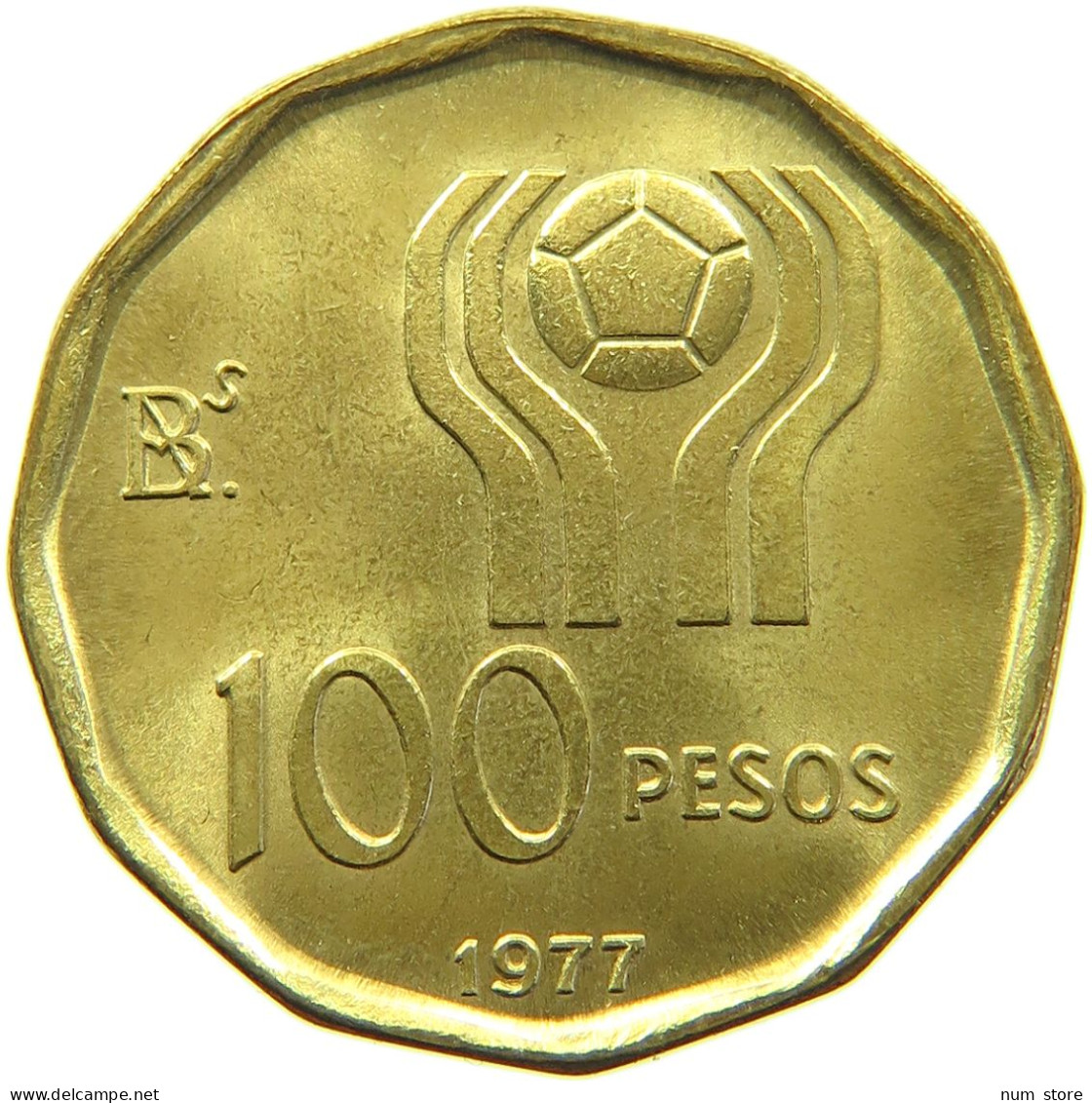 ARGENTINA 100 PESOS 1977 #s102 0087 - Argentinië
