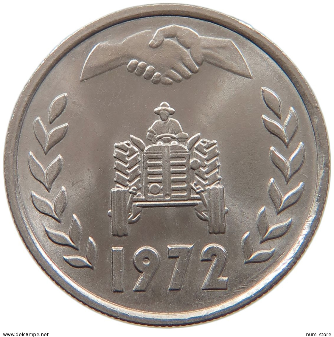 ALGERIA 1 DINAR 1972 #s092 0285 - Algeria