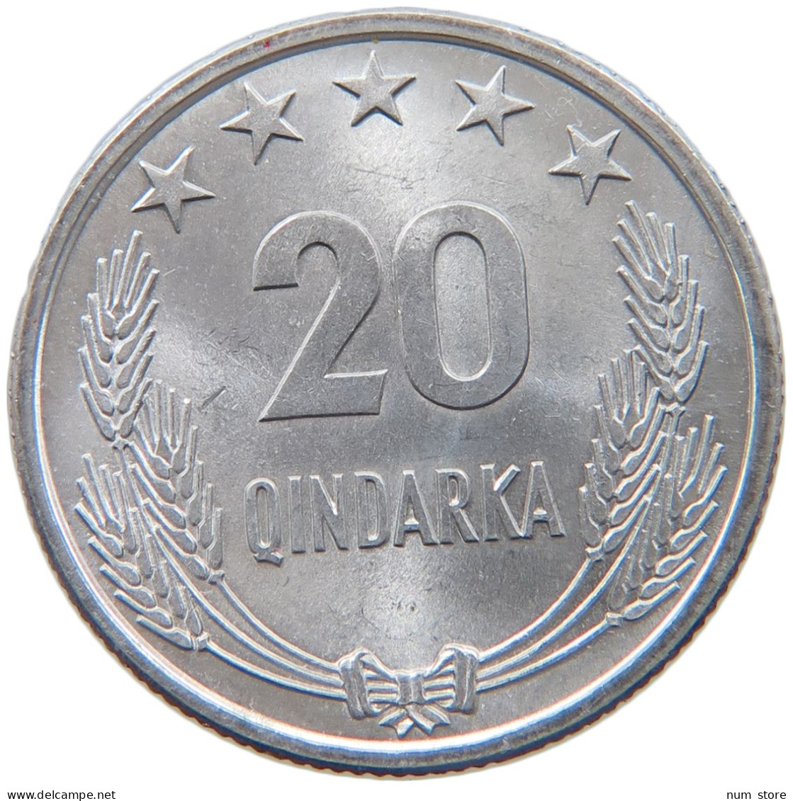 ALBANIA 20 QINDARKA 1969 #s089 0489 - Albanië