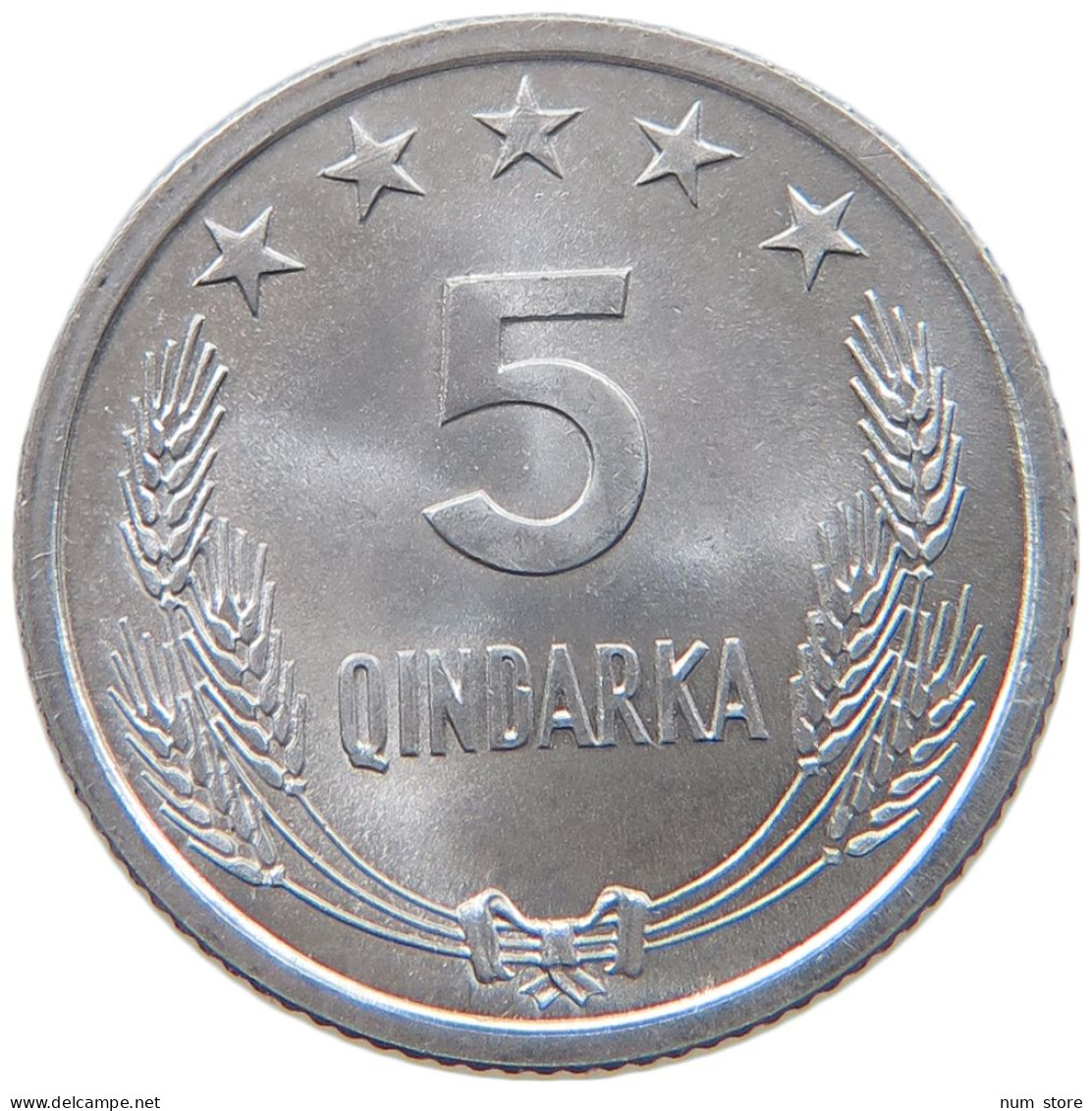 ALBANIA 5 QINDARKA 1969 #s089 0375 - Albanien