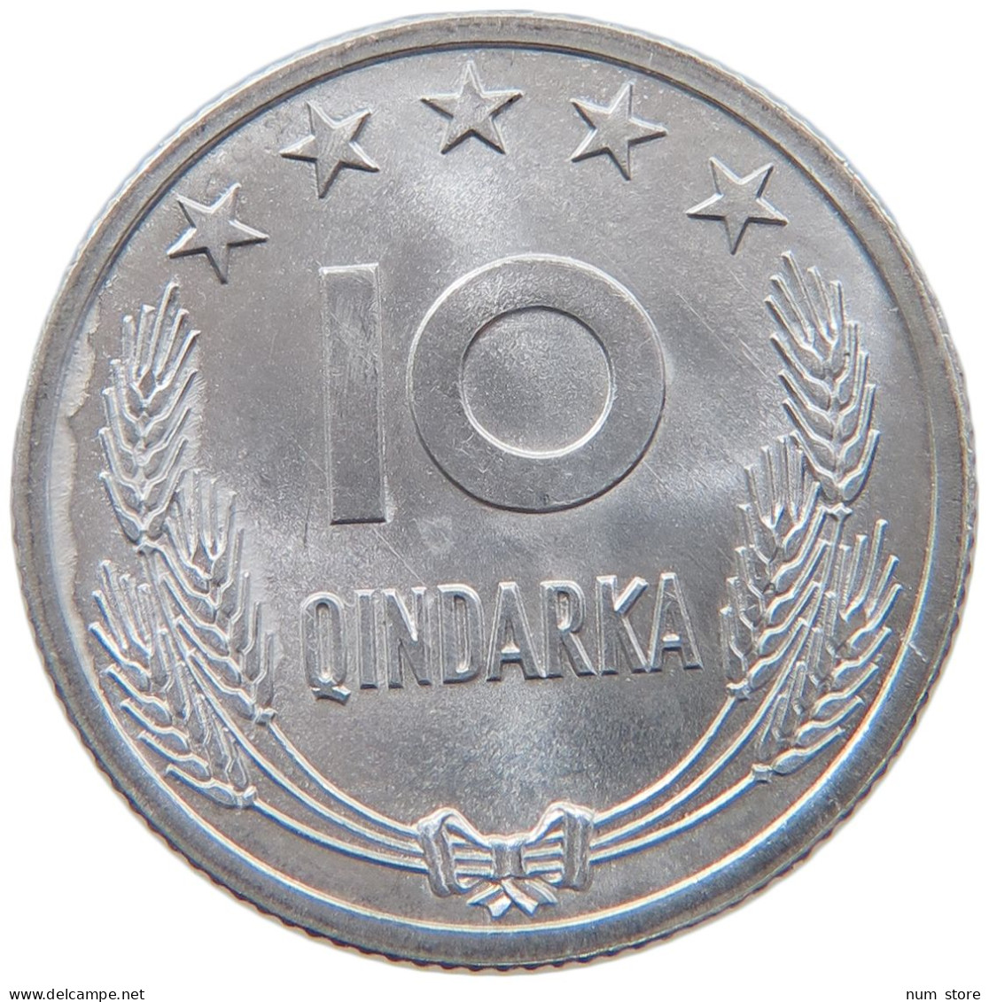 ALBANIA 10 QINDARKA 1969 #s089 0443 - Albanien