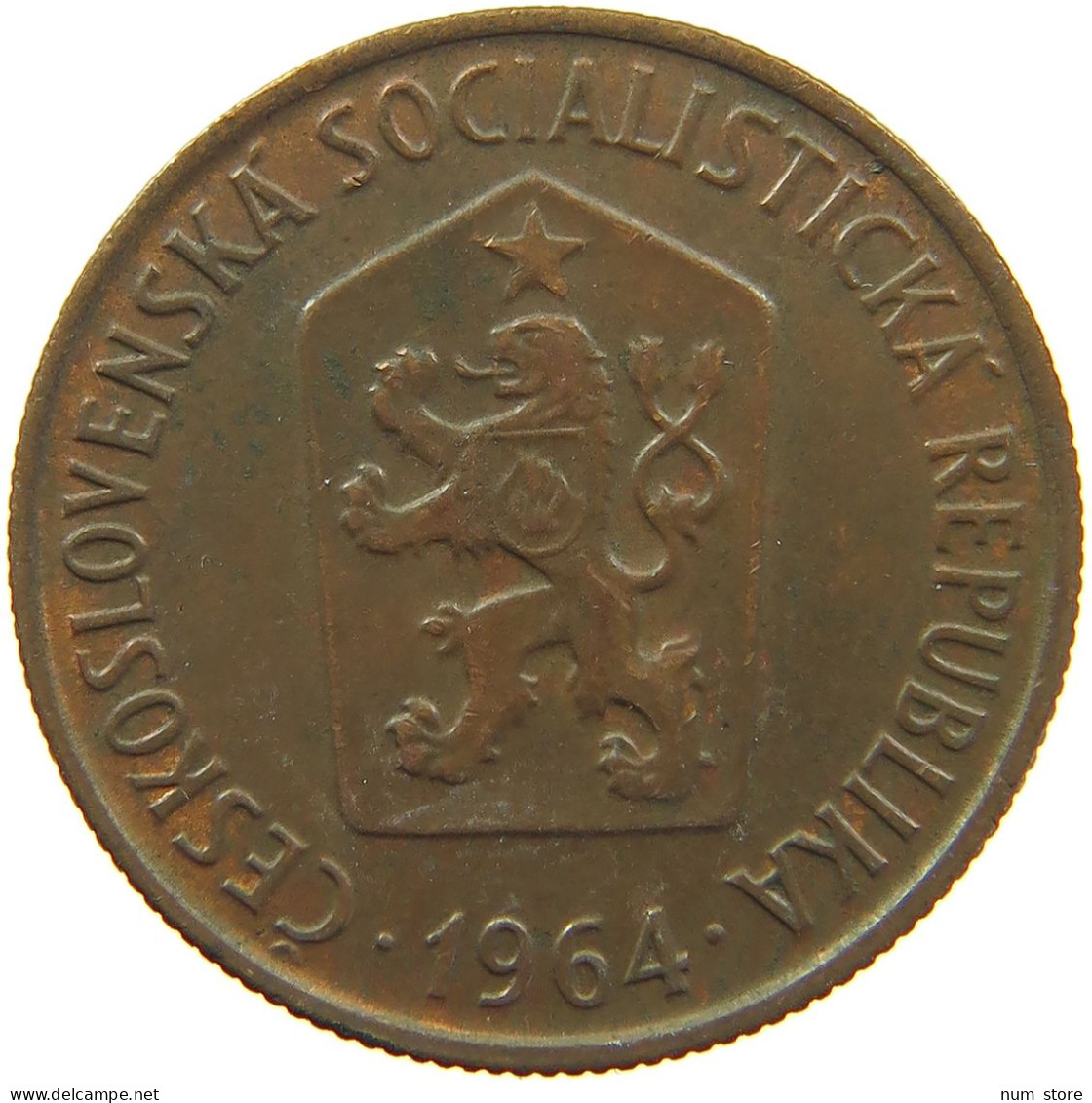CZECHOSLOVAKIA 50 HALERU 1964 #s093 0409 - Czechoslovakia