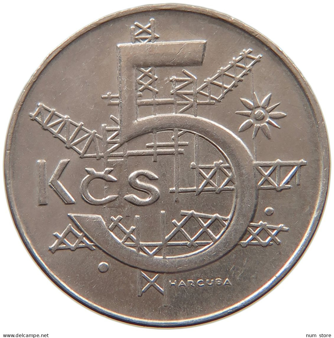 CZECHOSLOVAKIA 5 KORUNA 1991 R #s090 0125 - Czechoslovakia