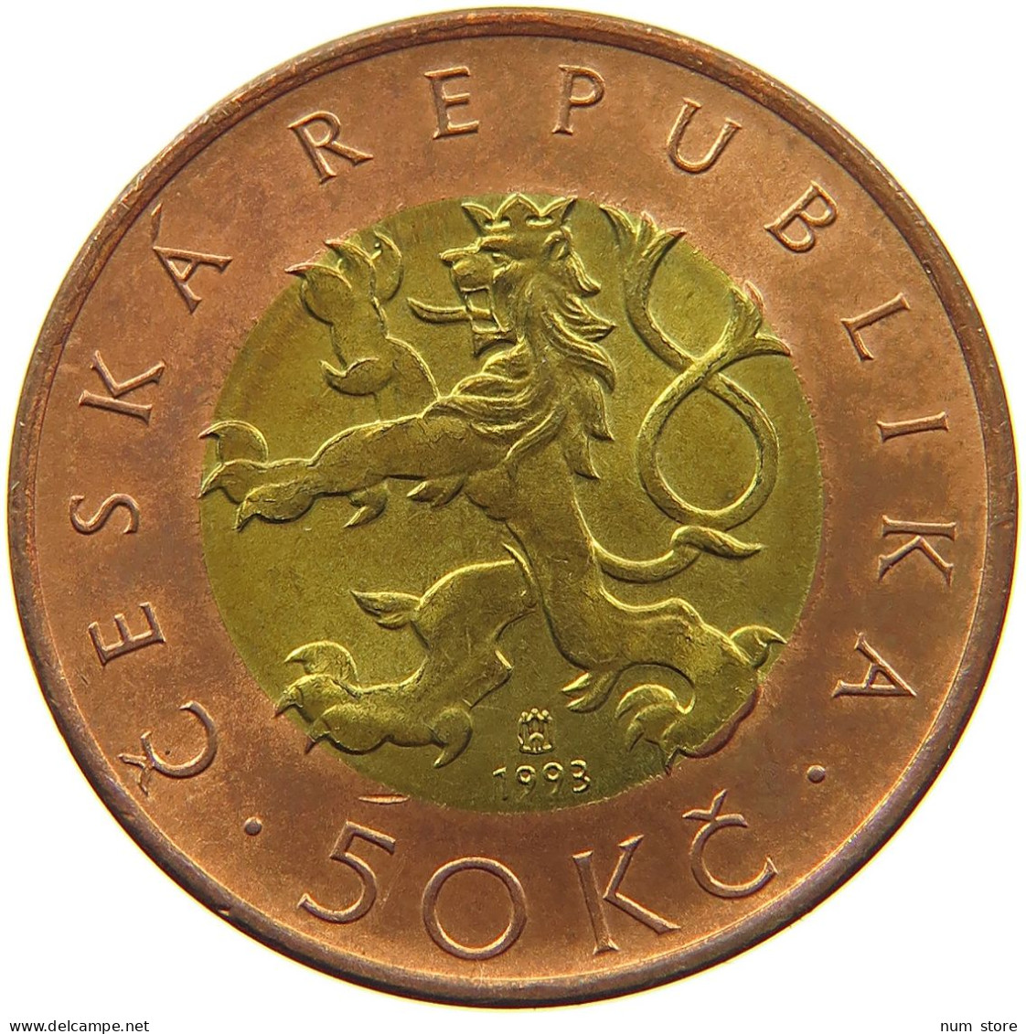 CZECHOSLOVAKIA 50 KORUN 1993 #s098 0267 - Czechoslovakia