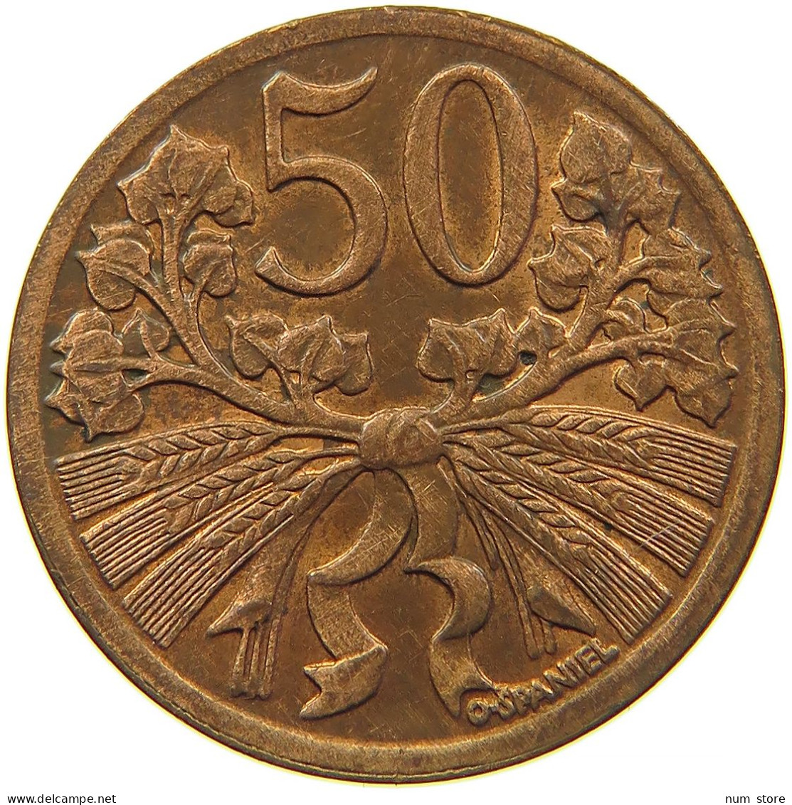 CZECHOSLOVAKIA 50 HALERU 1947 #s096 0601 - Czechoslovakia