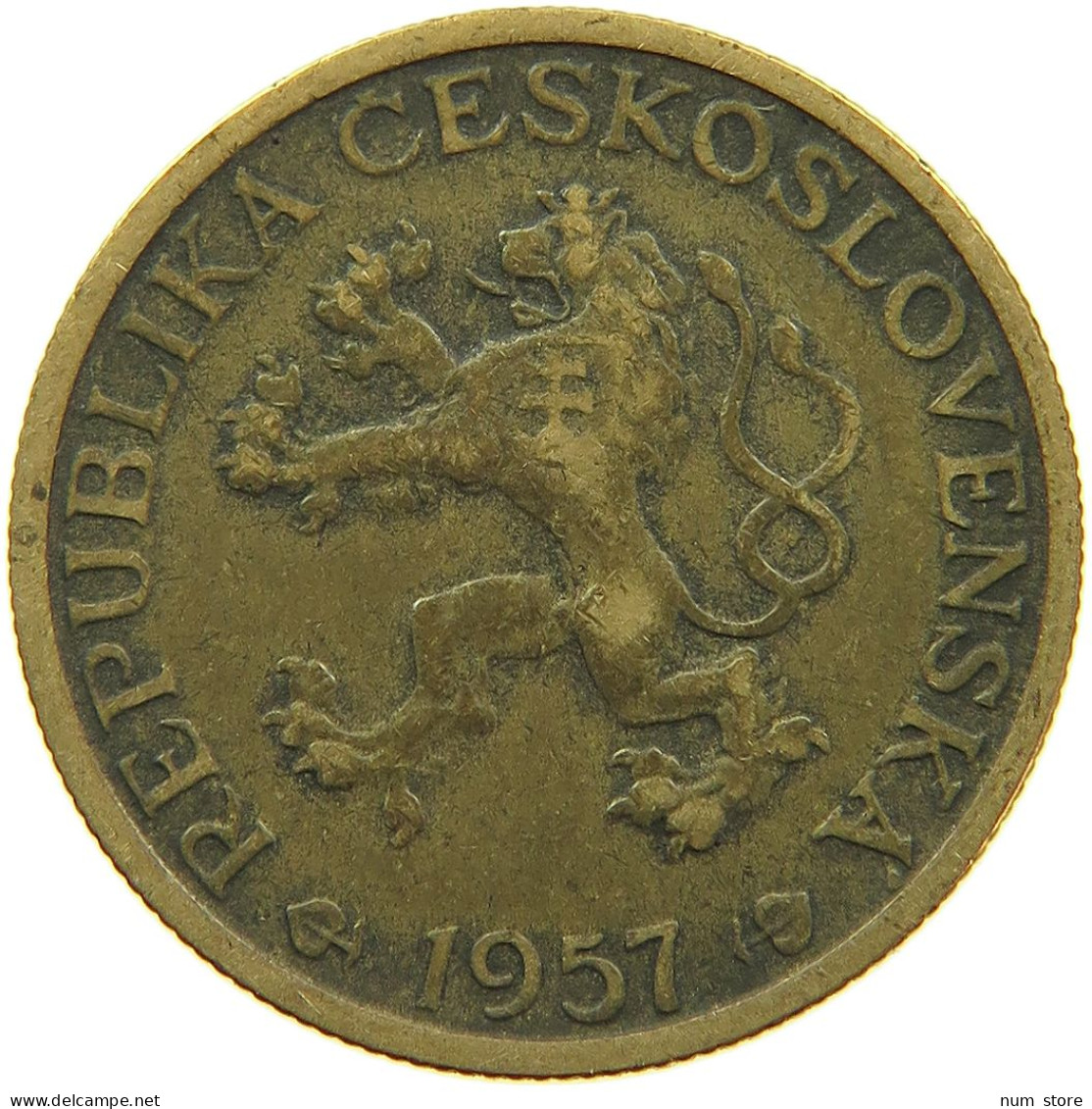 CZECHOSLOVAKIA KORUNA 1957 #s093 0341 - Tschechoslowakei