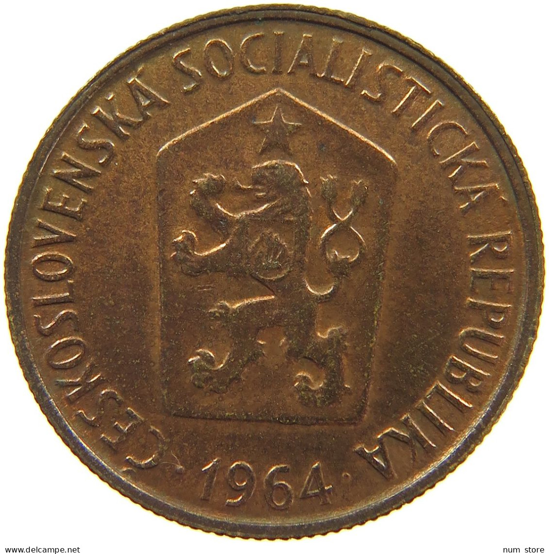 CZECHOSLOVAKIA 50 HALERU 1964 #s093 0407 - Tchécoslovaquie