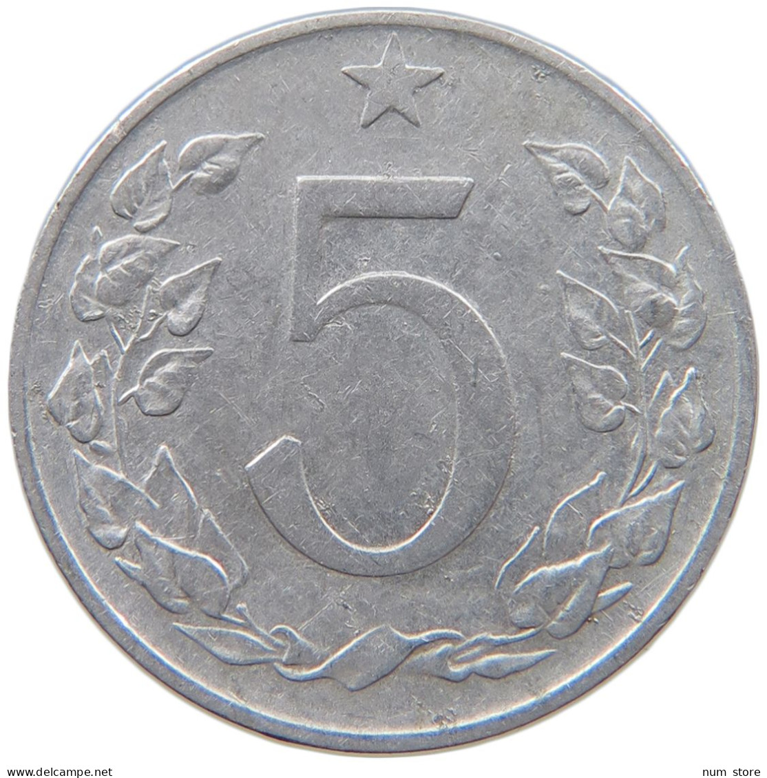 CZECHOSLOVAKIA 5 HALERU 1953 #s093 0233 - Tchécoslovaquie