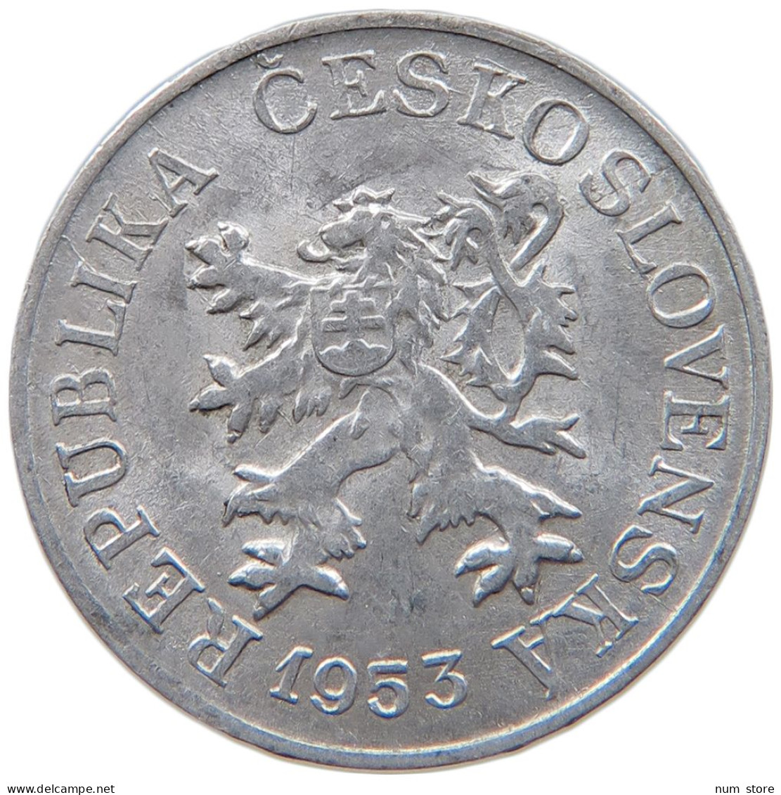 CZECHOSLOVAKIA 3 HALERE 1953 #s089 0359 - Czechoslovakia