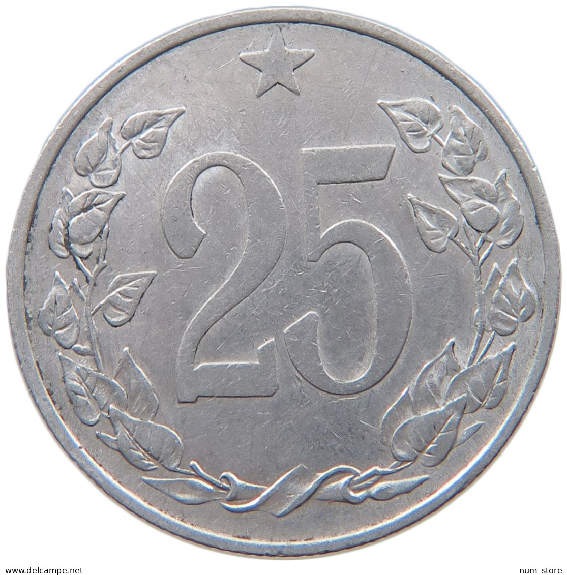 CZECHOSLOVAKIA 25 HALERU 1953 #s099 0099 - Tchécoslovaquie