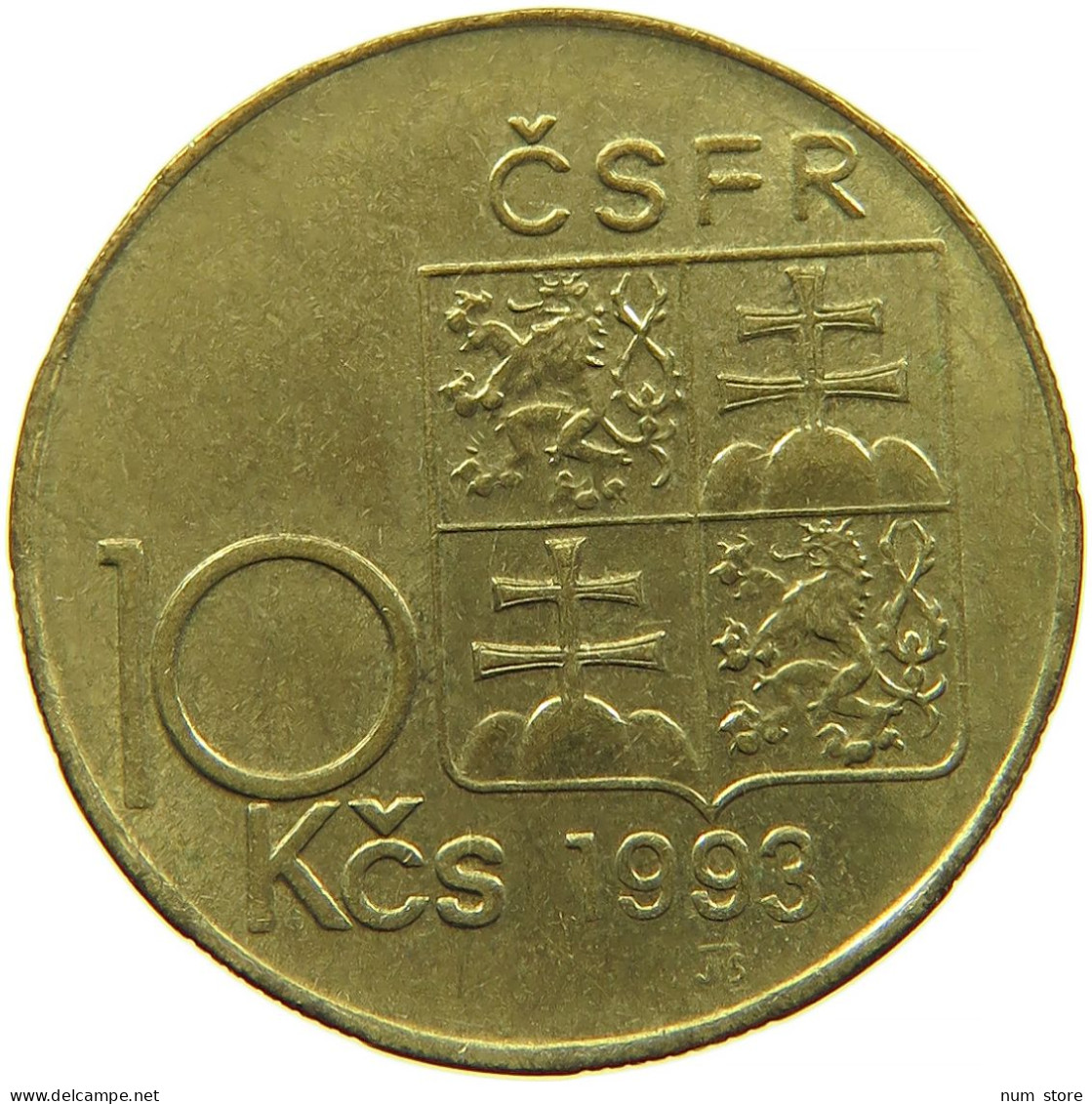 CZECHOSLOVAKIA 10 KORUN 1993 M.R #s098 0371 - Tschechoslowakei