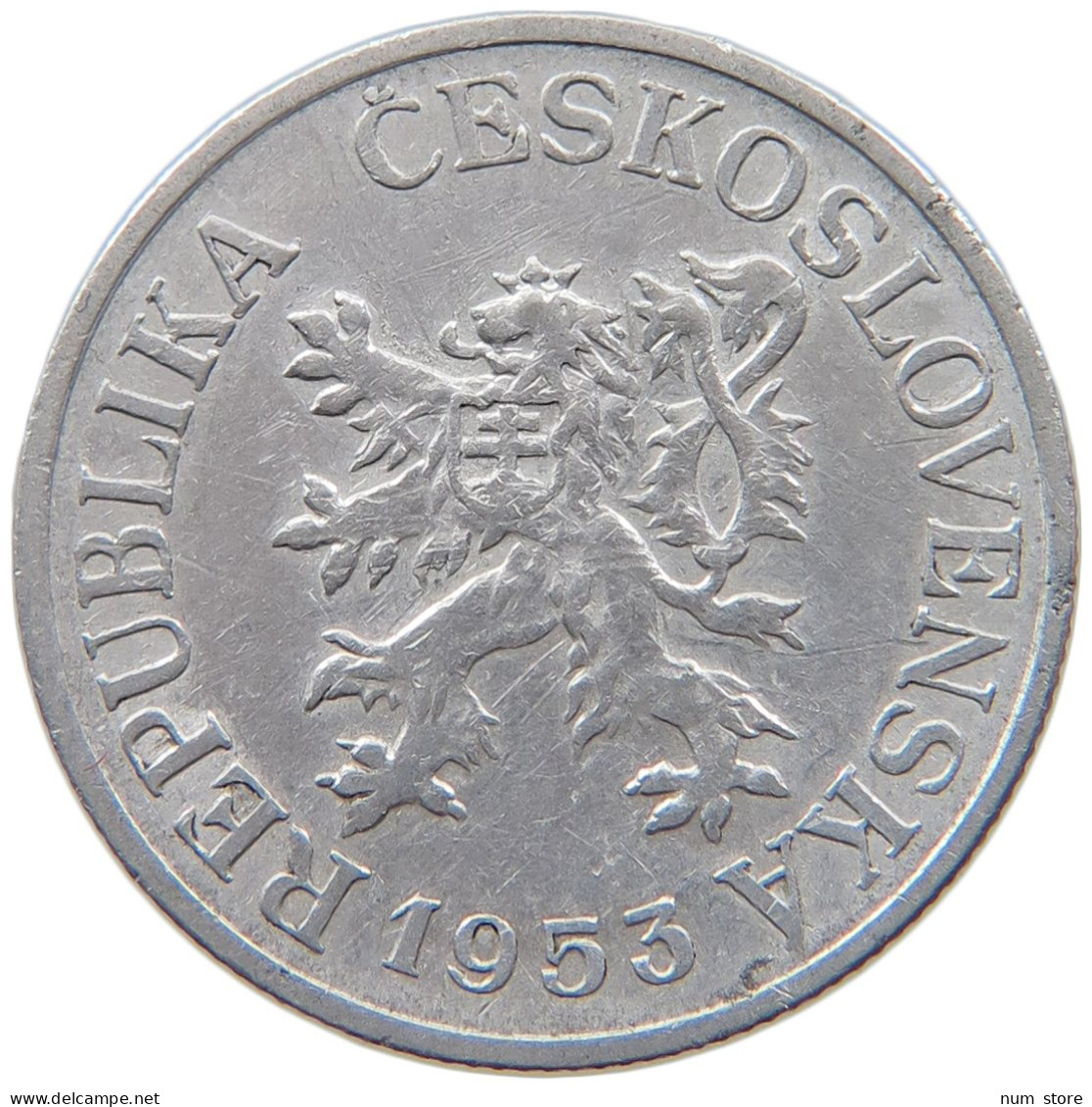 CZECHOSLOVAKIA 25 HALERU 1953 #s099 0097 - Tchécoslovaquie