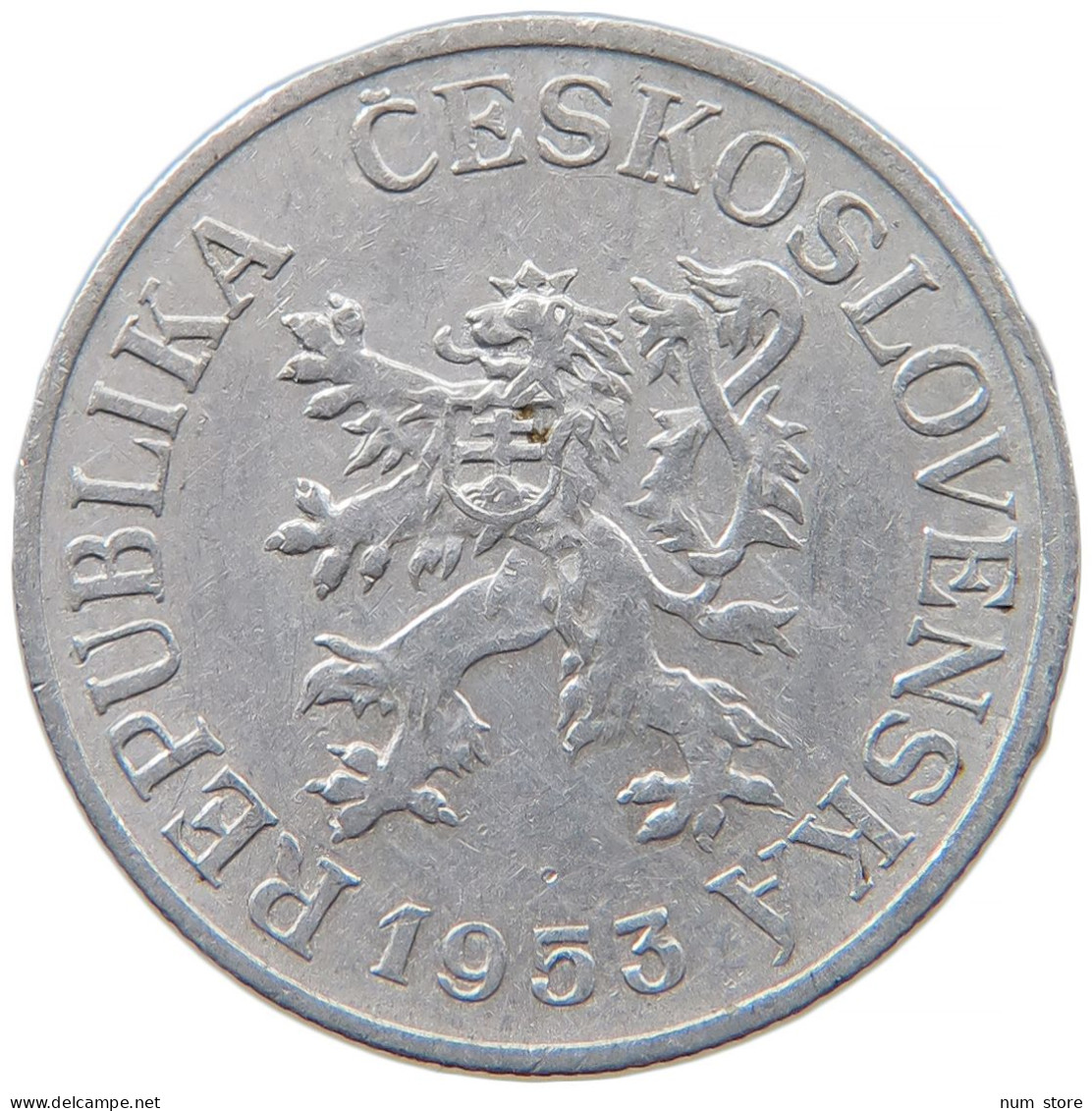 CZECHOSLOVAKIA 25 HALERU 1953 #s089 0643 - Czechoslovakia