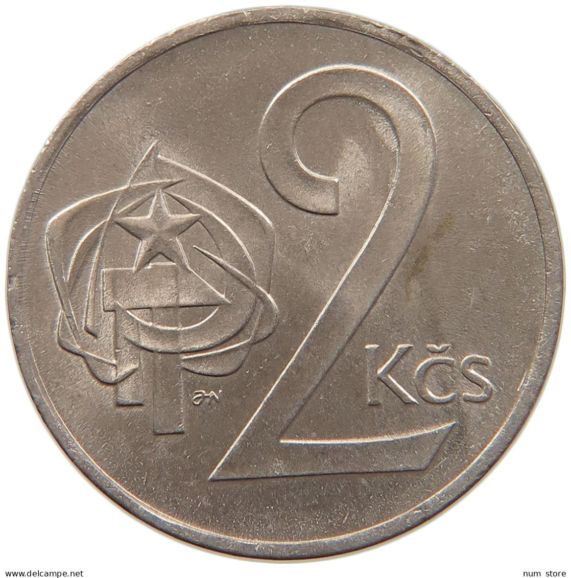 CZECHOSLOVAKIA 2 KORUNY 1972 #s092 0339 - Tchécoslovaquie