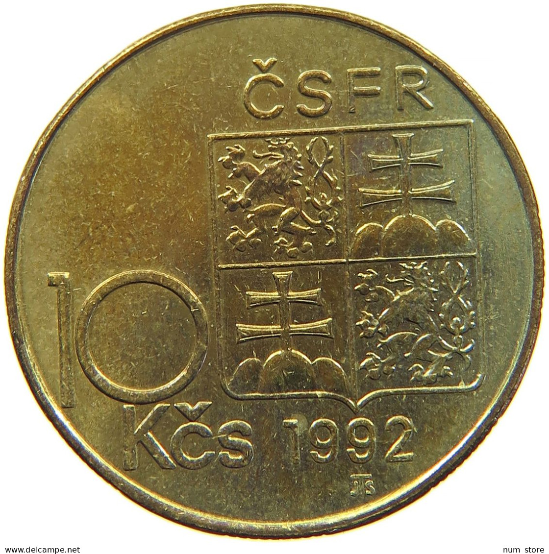CZECHOSLOVAKIA 10 KORUN 1992 RASIN #s098 0373 - Tchécoslovaquie