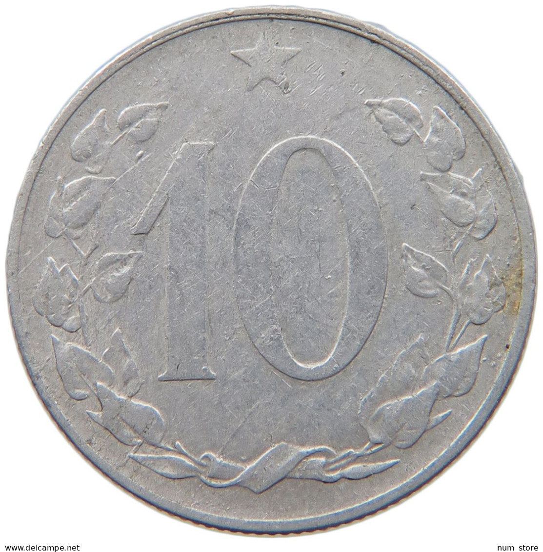 CZECHOSLOVAKIA 10 HALERU 1954 #s093 0231 - Checoslovaquia