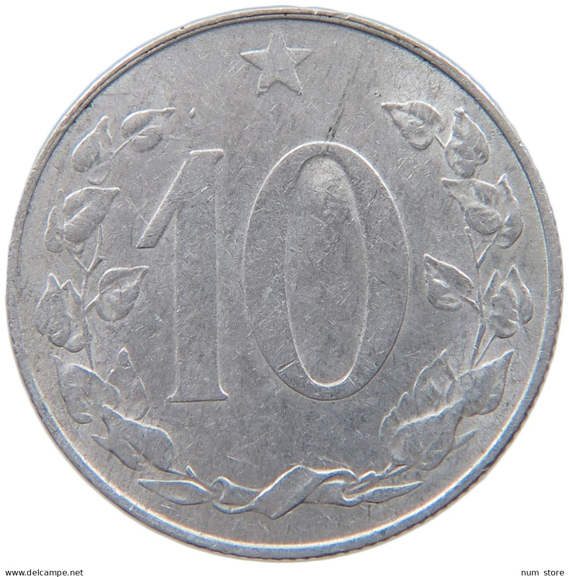 CZECHOSLOVAKIA 10 HALERU 1956 #s093 0217 - Tchécoslovaquie