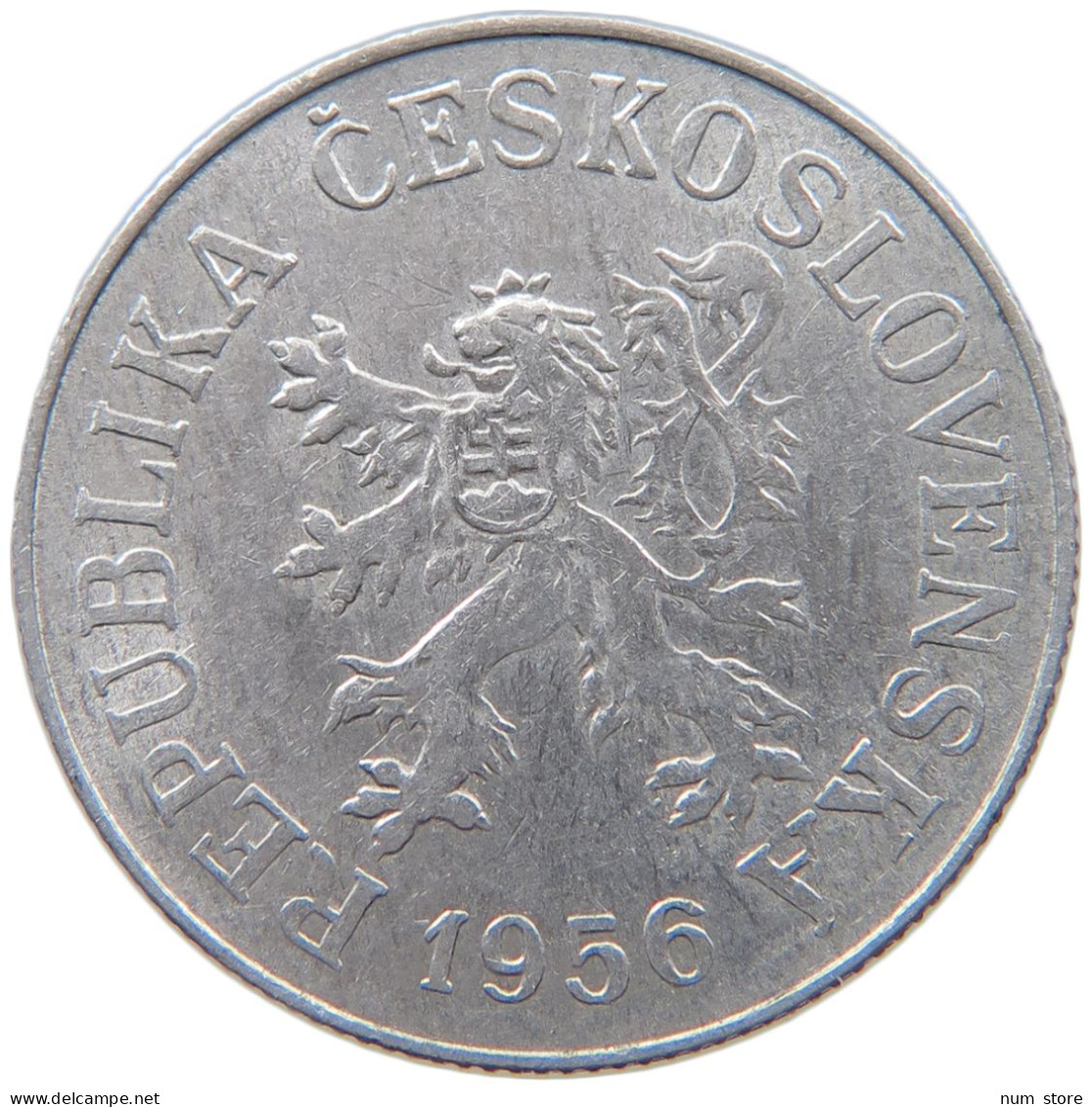 CZECHOSLOVAKIA 10 HALERU 1956 #s093 0217 - Czechoslovakia