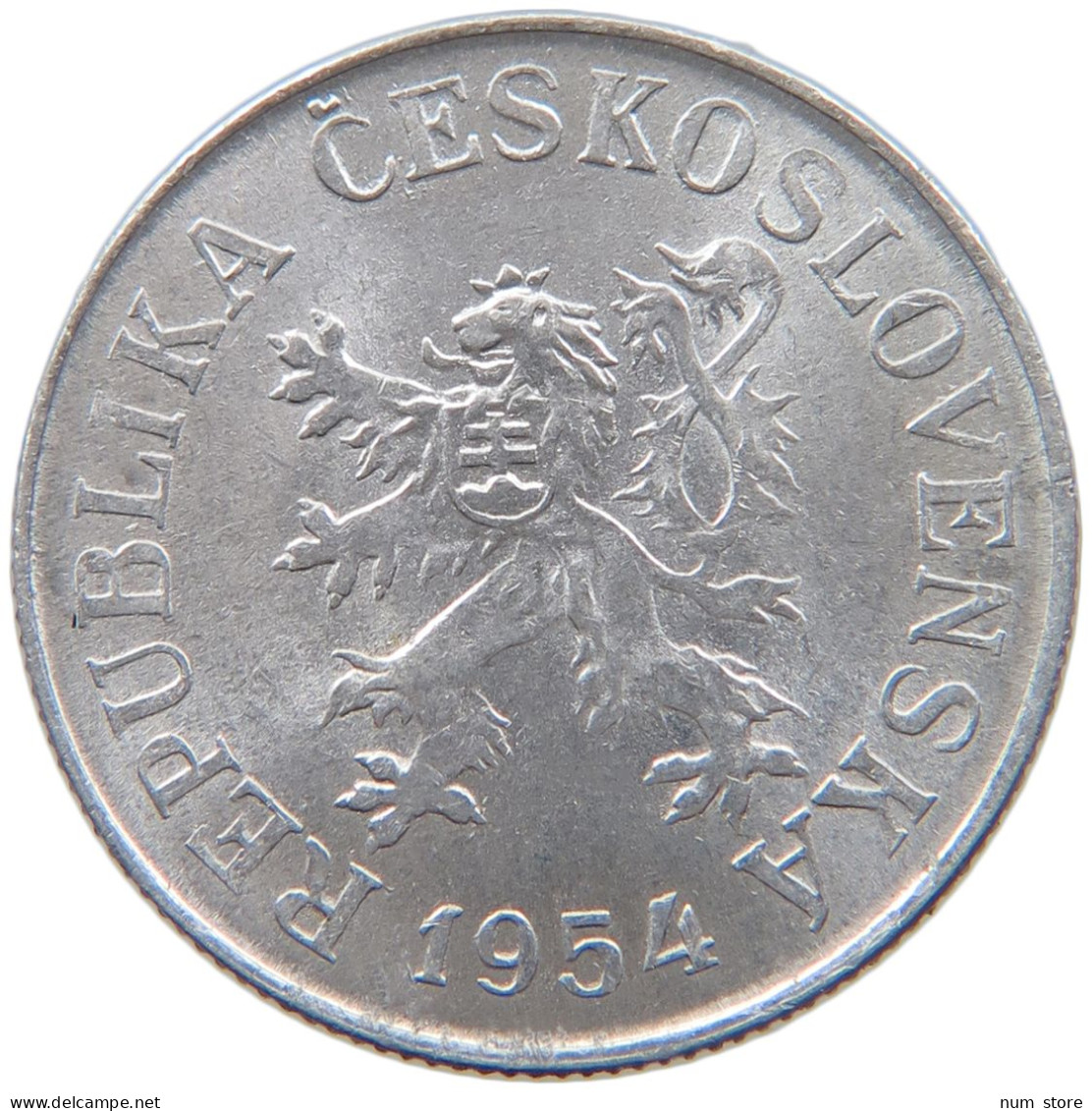 CZECHOSLOVAKIA 10 HALERU 1954 #s093 0227 - Tchécoslovaquie