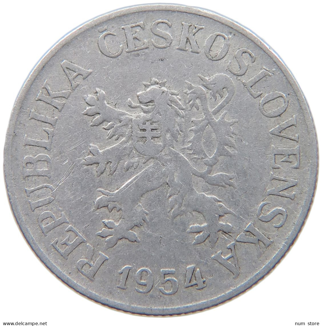 CZECHOSLOVAKIA 10 HALERU 1954 #s093 0223 - Tchécoslovaquie