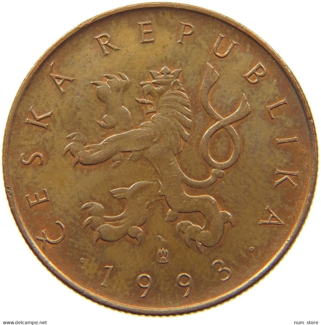 CZECH REPUBLIC 10 KORUNA 1993 #s098 0333 - Tsjechië