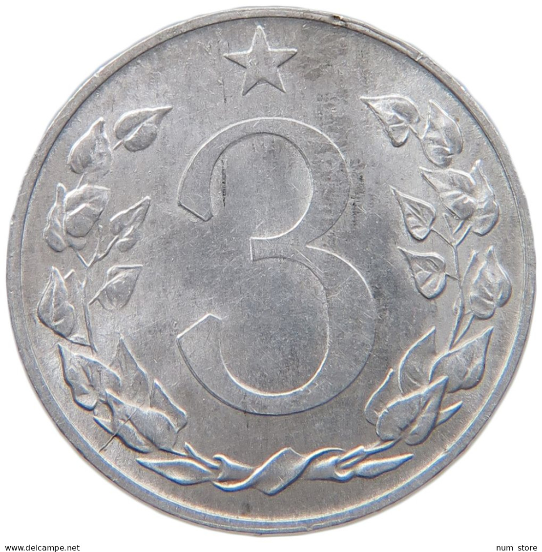 CZECHOSLOVAKIA 3 HALERE 1953 #s089 0369 - Czechoslovakia