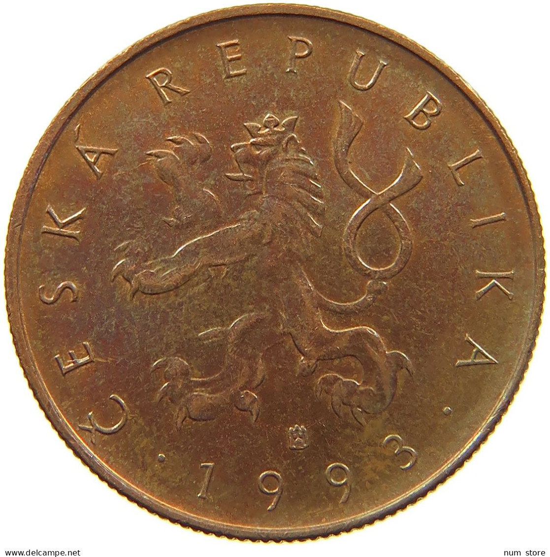 CZECH REPUBLIC 10 KORUNA 1993 #s098 0337 - Tchéquie