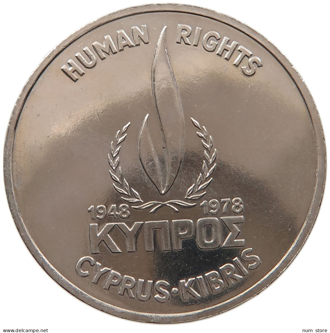 CYPRUS 500 MILS 1978 #s097 0003 - Cipro