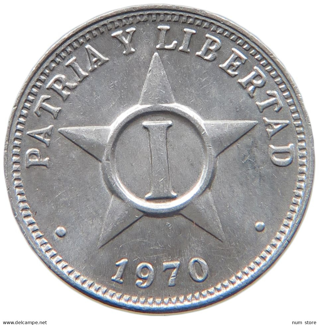 CUBA 1 CENTAVO 1970 #s089 0283 - Cuba