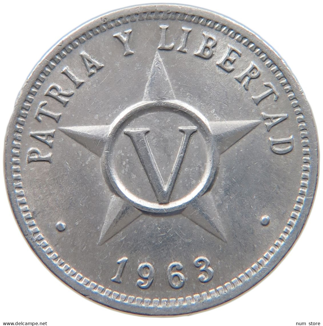 CUBA 5 CENTAVOS 1963 #s089 0465 - Kuba