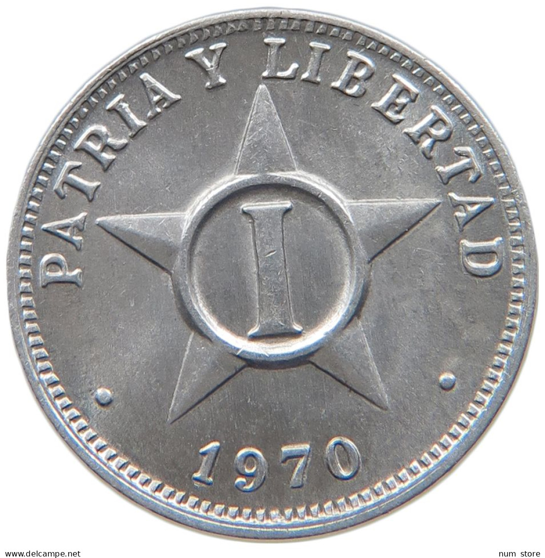 CUBA 1 CENTAVO 1970 #s089 0281 - Kuba