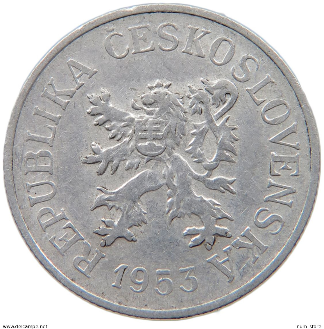 CZECHOSLOVAKIA 10 HALERU 1953 #s093 0225 - Czechoslovakia