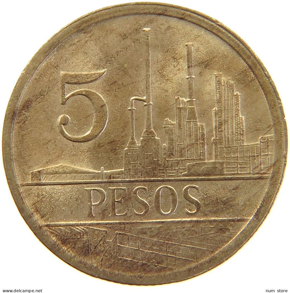 COLOMBIA 5 PESOS 1980 #s092 0023 - Colombie