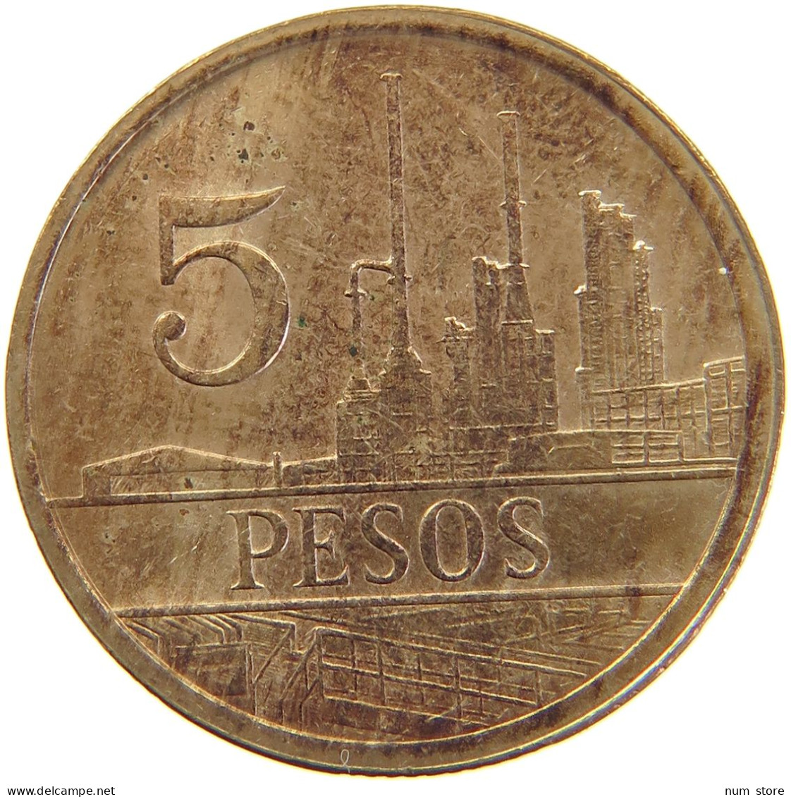 COLOMBIA 5 PESOS 1980 #s092 0019 - Colombie