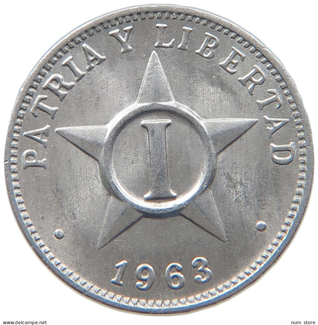 CUBA 1 CENTAVO 1963 #s089 0285 - Kuba