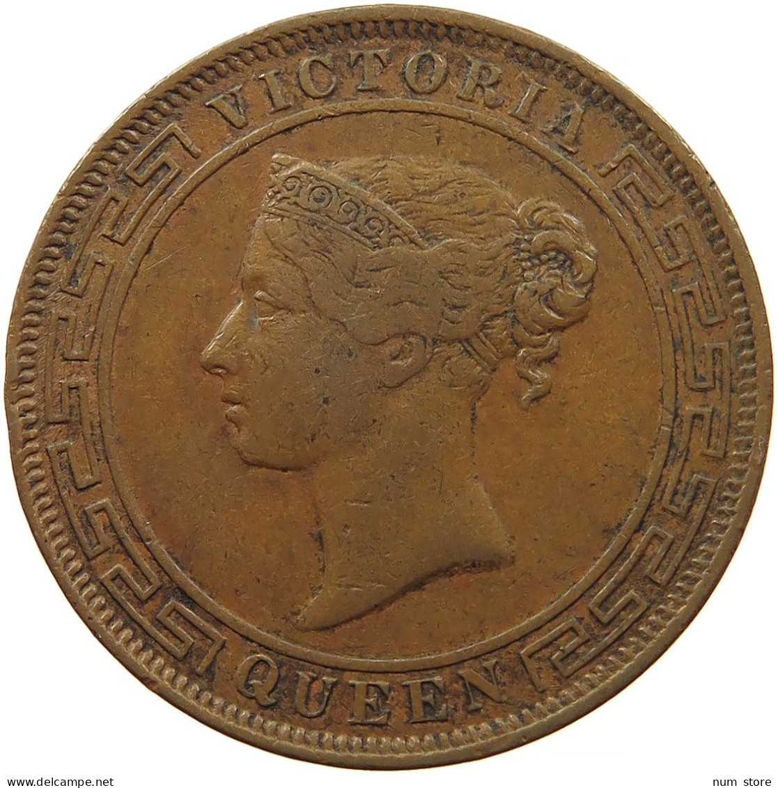 CEYLON 5 CENTS 1870 #sm12 0281 - Sri Lanka